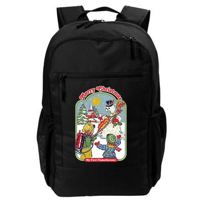 Merry Christmas My First Flamethrower Backpack