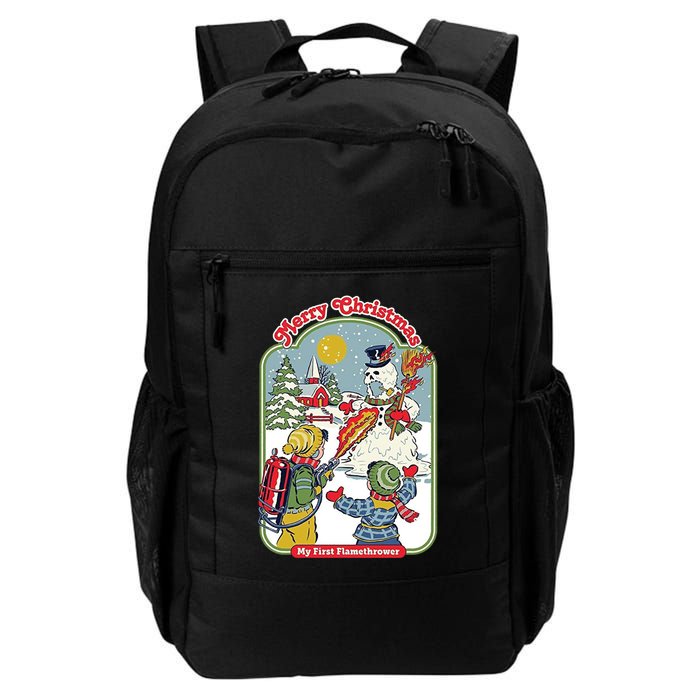 Merry Christmas My First Flamethrower Backpack
