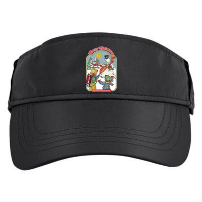 Merry Christmas My First Flamethrower Adult Drive Performance Visor