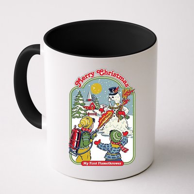 Merry Christmas My First Flamethrower Mug