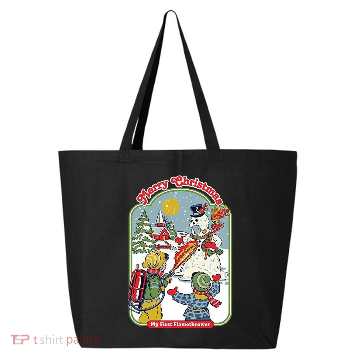 Merry Christmas My First Flamethrower 25L Jumbo Tote