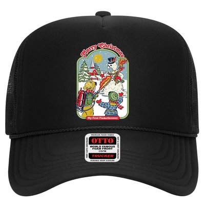 Merry Christmas My First Flamethrower Hat