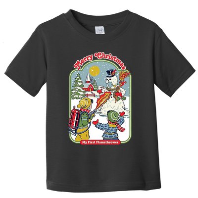 Merry Christmas My First Flamethrower Toddler T-Shirt