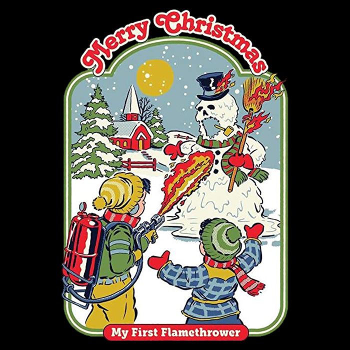 Merry Christmas My First Flamethrower Toddler T-Shirt