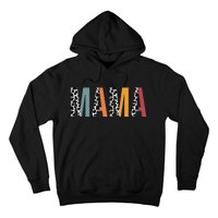 Mama Cow Mom Life Mommy Mother Animal Pattern Hoodie