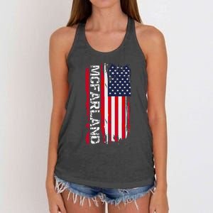 Mcfarland City Women's Knotted Racerback Tank