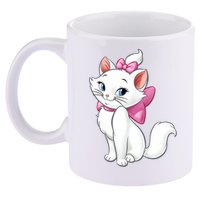 Marie Cat 11oz C Handle Ceramic Mug
