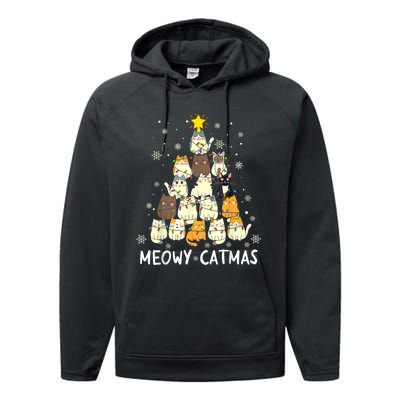 Meowy Catmas Performance Fleece Hoodie