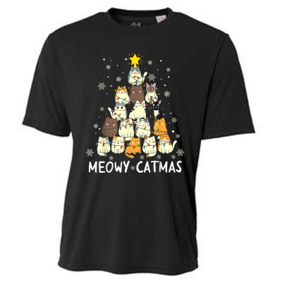 Meowy Catmas Cooling Performance Crew T-Shirt