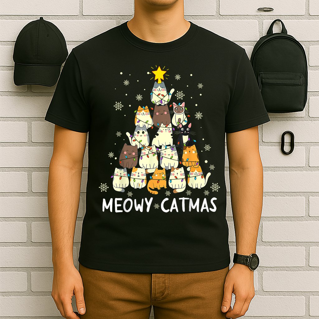 Meowy Catmas T-Shirt