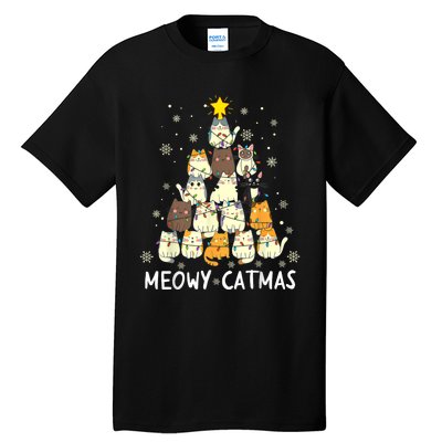 Meowy Catmas Tall T-Shirt