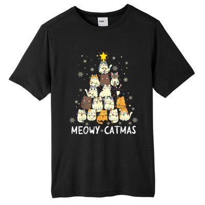 Meowy Catmas Tall Fusion ChromaSoft Performance T-Shirt