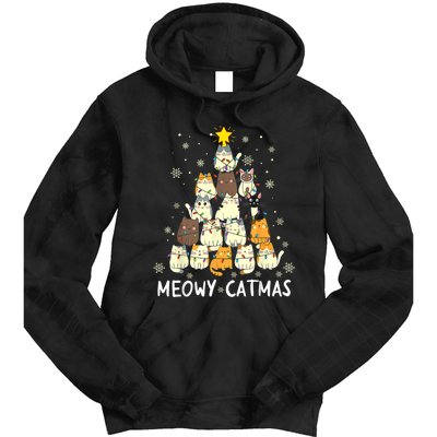 Meowy Catmas Tie Dye Hoodie