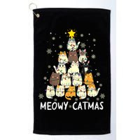 Meowy Catmas Golf Towel