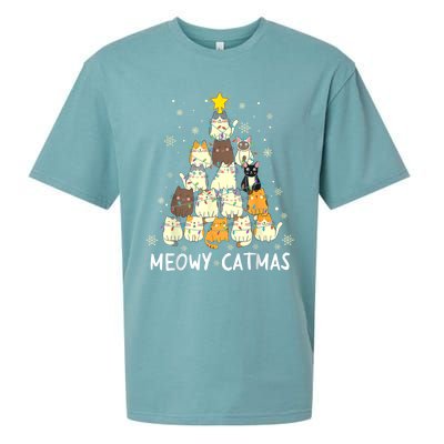 Meowy Catmas Sueded Cloud Jersey T-Shirt