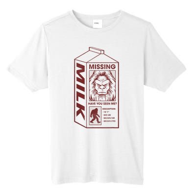 Milk Carton Missing Bigfoot Tall Fusion ChromaSoft Performance T-Shirt