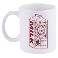 Milk Carton Missing Bigfoot 11oz C Handle Ceramic Mug