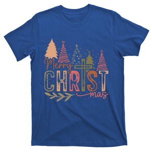 Merry Christ Mas Christian Jesus Xmas Pajamas T-Shirt