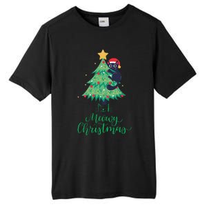 Meowy Christmas Tall Fusion ChromaSoft Performance T-Shirt