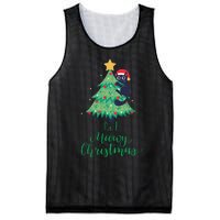 Meowy Christmas Mesh Reversible Basketball Jersey Tank