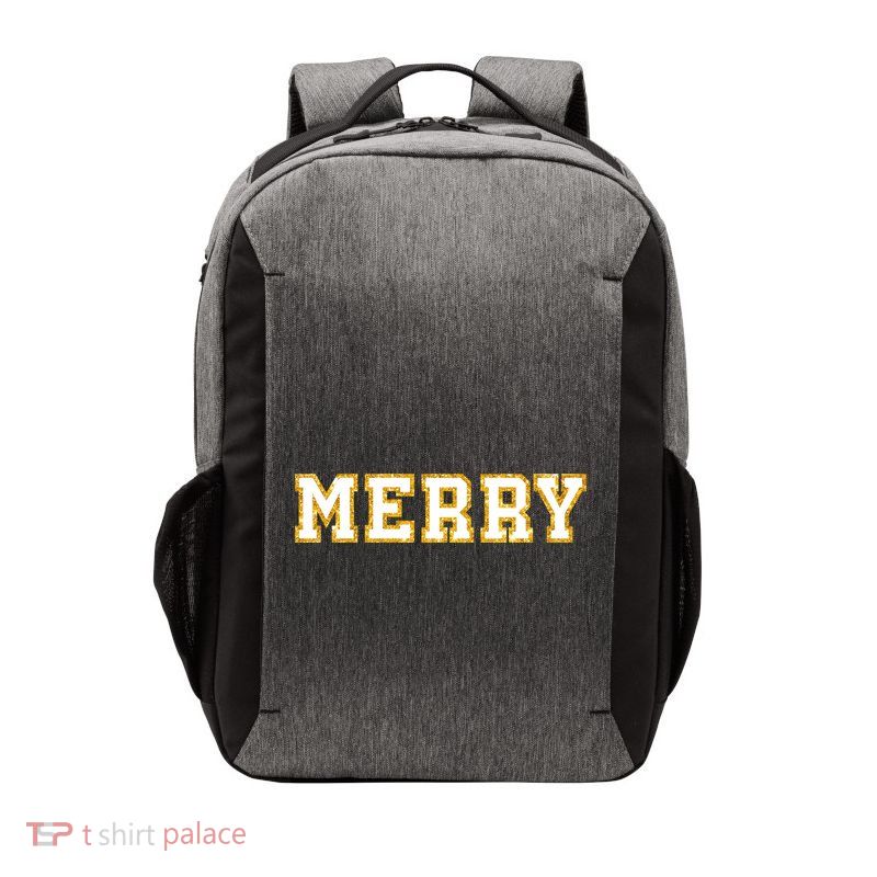 Merry Christmas Vector Backpack