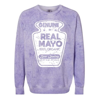 Mayonnaise Costume Colorblast Crewneck Sweatshirt