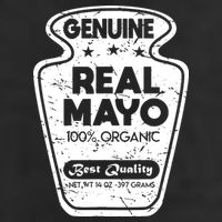 Mayonnaise Costume 7 Panel Mesh Trucker Snapback Hat