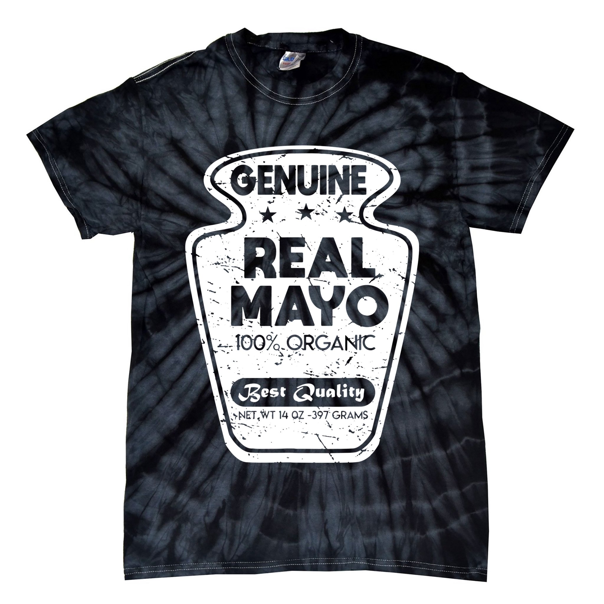 Mayonnaise Costume Tie-Dye T-Shirt