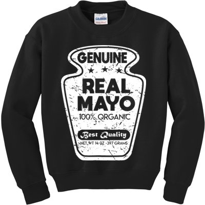 Mayonnaise Costume Kids Sweatshirt