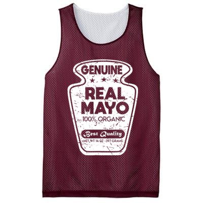 Mayonnaise Costume Mesh Reversible Basketball Jersey Tank