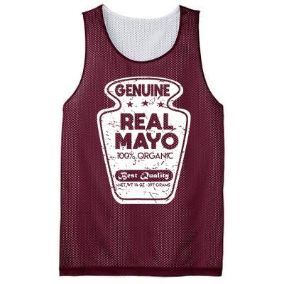 Mayonnaise Costume Mesh Reversible Basketball Jersey Tank