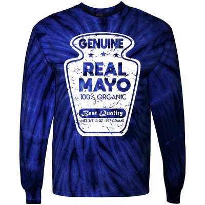 Mayonnaise Costume Tie-Dye Long Sleeve Shirt