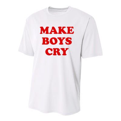 Make Cry Youth Performance Sprint T-Shirt