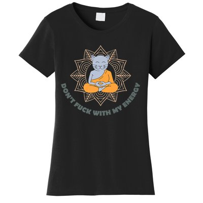 Meditating Cat Women's T-Shirt