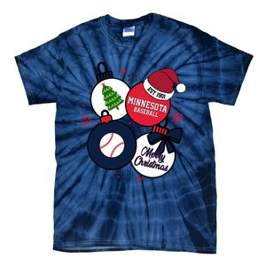 Merry Christmas Minnesota Baseball Est 1901 Tie-Dye T-Shirt