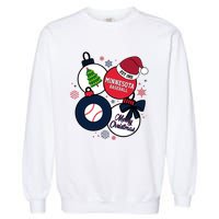 Merry Christmas Minnesota Baseball Est 1901 Garment-Dyed Sweatshirt