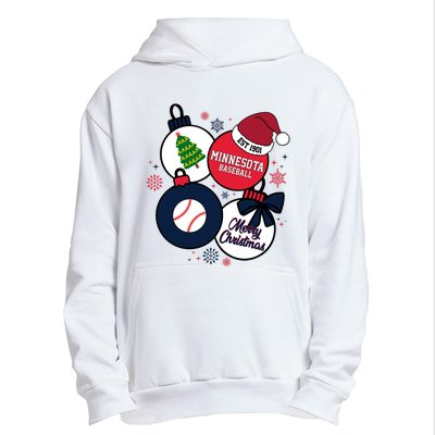 Merry Christmas Minnesota Baseball Est 1901 Urban Pullover Hoodie