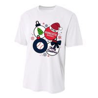 Merry Christmas Minnesota Baseball Est 1901 Performance Sprint T-Shirt