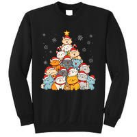 Merry Catmas Merry Christmas Tree Cat Lover Sweatshirt