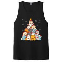 Merry Catmas Merry Christmas Tree Cat Lover PosiCharge Competitor Tank