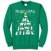 Merry Catmas Meow Christmas Tree Catmas Cat Christmas Xmas Sweatshirt