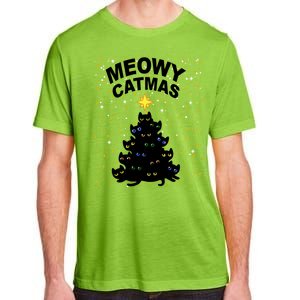 Meowy Christmas Adult ChromaSoft Performance T-Shirt