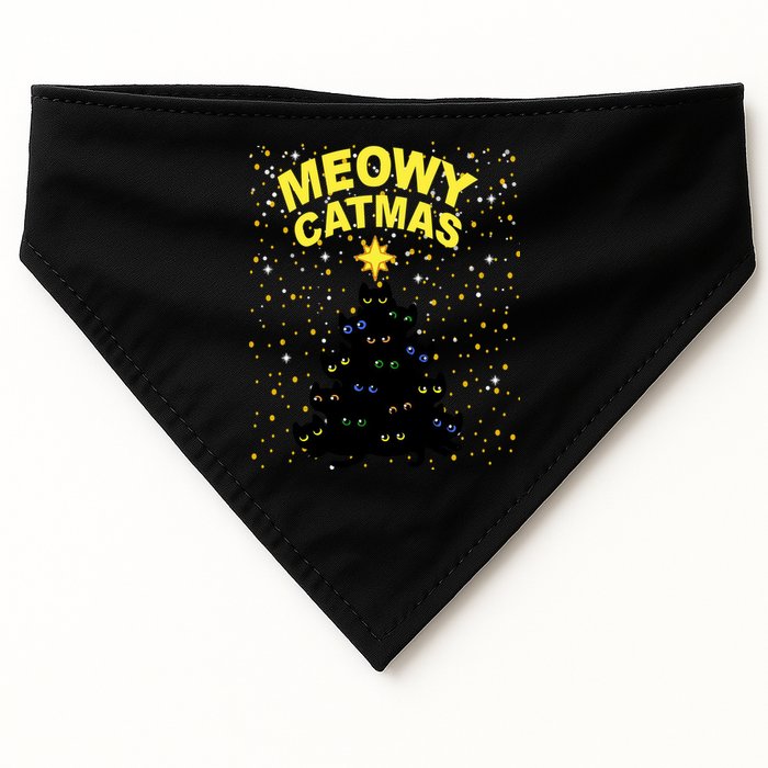 Meowy Christmas USA-Made Doggie Bandana