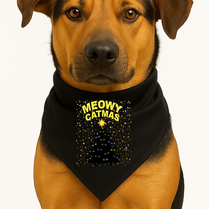 Meowy Christmas USA-Made Doggie Bandana