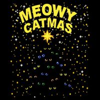 Meowy Christmas 7-Panel Snapback Hat