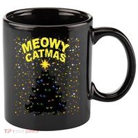 Meowy Christmas 11oz C Handle Ceramic Mug