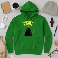Meowy Christmas Hoodie