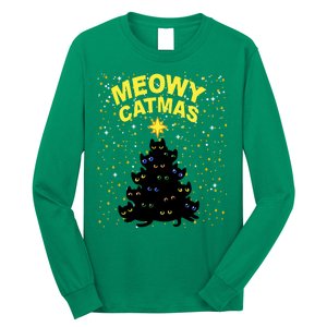 Meowy Christmas Long Sleeve Shirt