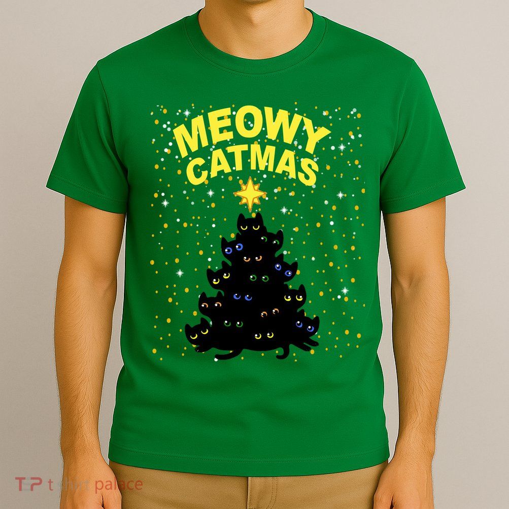 Meowy Christmas T-Shirt