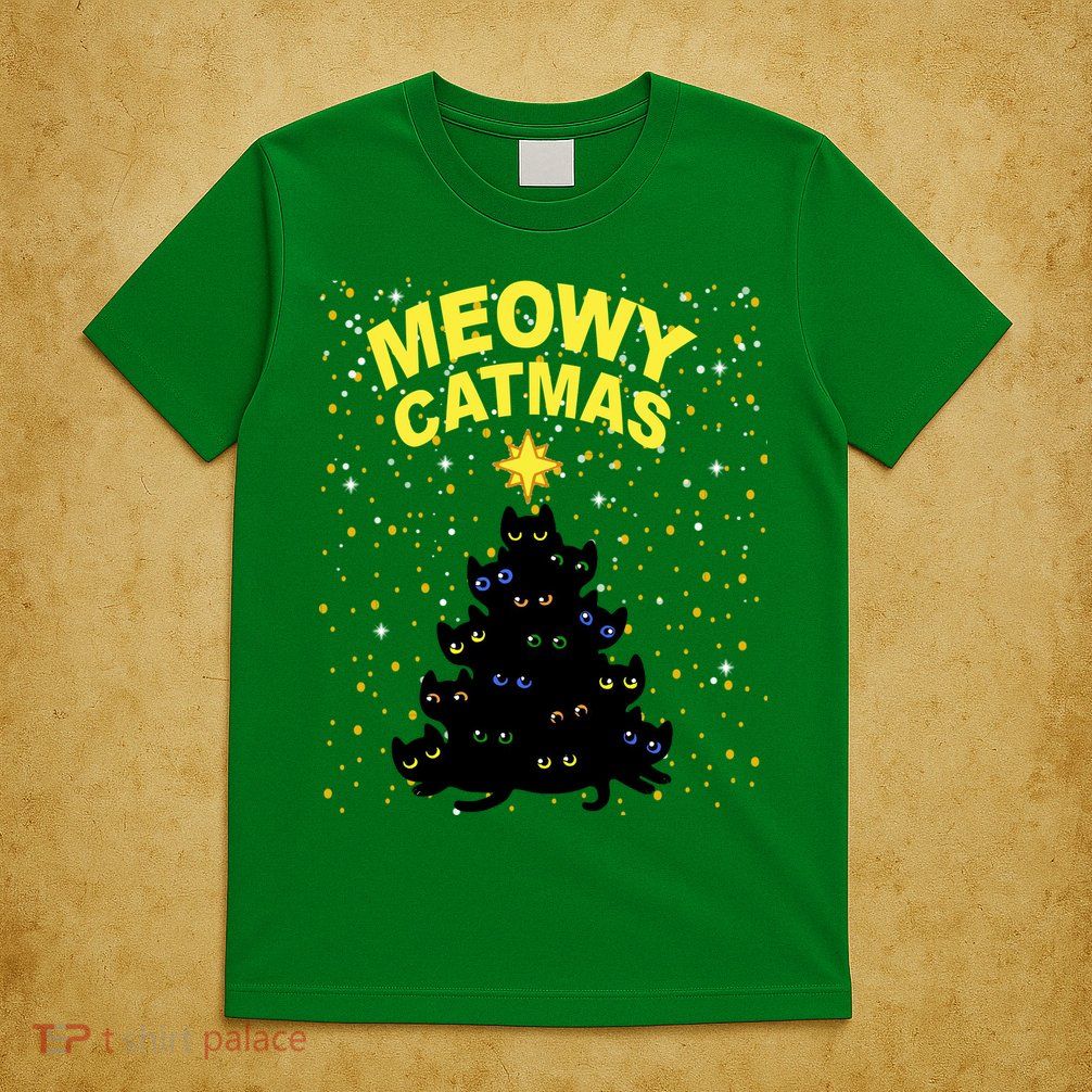 Meowy Christmas T-Shirt